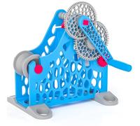 3D Printer Filament Retractor,Manual Spool Winder,Without Tangling,Smooth Rotation,Removable Modular Design,for 3D Printing Enthusiasts,Textile Artists(Blue)