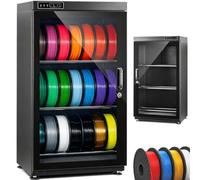 3D Printer Filament Storage Box, Boîte De Stockage Pour Filament D'imprimante 3D, Armoire De Séchage Électronique, Porte En Verre Trempé 4mm, Adsorption Par Tamis Moléculaire, Maison(115L)