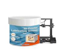 3D Printer Grease - 100ml Linear Guide Lubrication | Lead Screw Lubricating Paste With Brush | For DIY Makers Technicians Women Men Hobbyist Linear Rod Bearing Bushing Home Workshop