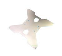 3D Printer Heated Bed， Tarantula - plaque de Support chauffante en aluminium, chariot en Y, anodisé noir argent, Compatible for imprimante HE3D/3D,for Bed Carriaget(Silver 300)