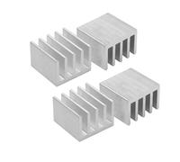 3D Printer Heatsink Kitt, Dissipateur thermique en alliage d'aluminium, 8.8x8.8x5mm, Patch for imprimante 3D, puce électronique, radiateur de refroidissement, 10/20 pièces,for Motor Heat Sink(20Pcs)