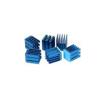 3D Printer Heatsink Kitt, Pièces d'imprimante 3D, Module de pilote de moteur pas à pas, dissipateurs de chaleur, bloc de refroidissement, dissipateur thermique for lecteur A4988, 9x9x12mm, bleu(8pcs)