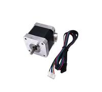 3D printer motor, Convient aux accessoires d'imprimante 3d, moteur pas à pas 42, alimentation de fil, deux phases, quatre,parts(DShaft13mm Black)