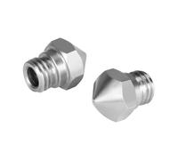 3D printer nozzle, Buse Hotend d'imprimante 3D MK10 M7, filetage 0.2/0.3/0.4/0.5/0.6/0.8/1.0mm for Kit de mise à niveau de pièces de Filament de 1.75mm,parts(1Pcs stainless steel,0.6mm)