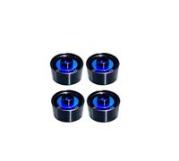 3D Printer Rubber Feet, Compatible avec Bambu Lab, coussinet de pied anti-vibration à quatre ressorts for P1P/P1S/X1/X1C (mise à niveau),part(Blue x 4)