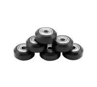 3d printer v-wheel, Roues CNC en plastique POM, petite et grande roue passive, roue Perlin et type V for pièces d'imprimante 3d à fente en V et faisceau C(Big wheel)