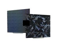 3D printers accessory, Drap de lit chauffant Double face en acier à ressort, Compatible avec Qidi Q1 Pro, 250x250mm, PEO PET PEI, revêtement en poudre,for parts(PEY-GL)