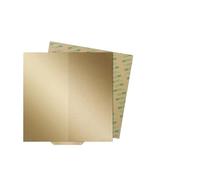 3D printers accessory, Plaque de construction magnétique en acier à ressort lisse texturé Double face PEI 120/250/300/355mm,for parts(No magnetic base,250x250mm)