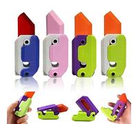 3D Printing Fidget Knife Toy,Gravity Knife Toy,Plastic Fidget Toys,3D Printed Plastic Knife,3D Printed Gravity Knife Fidget Toy,Turnip Knife Carrot Knife Toy (AAAA)