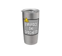 3D Printing Humor Embrace The Spaghetti Failed Print Gobelet isotherme en acier inoxydable double paroi