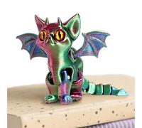 3D Printing Statue Decor - Articulated Joints Collectible, Animal Statue with Movable Design, Desk Accessory, Collectible Figurine, Decorative Sculpture for Living Room Bedroom Study Room Bookshelf