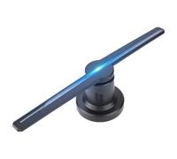 3D Projecteur Holographique, Displayer LED De La Publicité De WiFi d'Hologramme+ 8Gb TF Convient pour XP/Windows 7/8 / 10 Systèmes d'Exploitation, Noire(EU Plug)