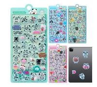 3D Puffy Stickers - Cute Animal Decals for Kids and Adults | PVC Raised Design for Phone Cases, Laptops, Journals, Scrapbooks, Planners, Water Bottles, Party Favors, Crafts