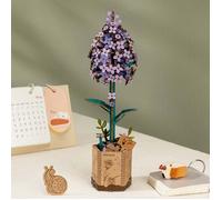 3D Puzzle en bois - ROBOTIME ROKR DIY bois lilas Flower Kits mécaniques