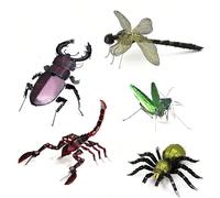 3D Puzzle Métallique à Assembler, Puzzle en Acier Inoxydable DIY, Modèles d'Animaux, Libellule Colorée, Mante, Scorpion, Cerf-Volant, Araignée Loup, Sans Colle Nécessaire, Cadeau de Noël Mante colorée