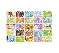 3D Puzzle Parent-Enfant Interactif Éducatif | Modèle animal puzzle 3D de construction puzzle activité de puzzle pour salle de hambre à coucher, fête et école