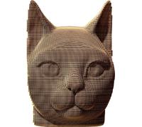 3D-Puzzle-Sets - Cartonic - 3D-Puzzle, Karton - DIY Sculpture CAT