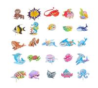 3D Puzzles For Kids, 25 Pieces Fun 3D Paper Learning Activities, Educational Cartoon Puzzle Smooth Edges And Robust ConstrucBirthday Preschool Classroom Homeschooling Early Travel Home Yard