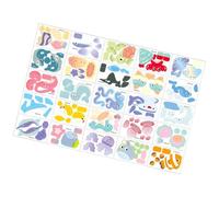 3D Puzzles for Kids, DIY Creative Paper Assembly, 25 Piece Jigsaw Puzzle Set, Educational Classroom Craft Toy, Fun Family Travel Activity, Suitable for Boys Girls Students Road Trips School