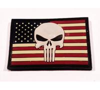 3d PVC Us Punisher Flag Patch Navy Seal Team 6 Devgru CAG Sfod-d Delta NSW by Britkit
