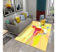 3D Raquette De Tennis De Stade Tapis Salon Chambre Moderne Tapis Antidérapant Lavable Flanelle 160 X 230 Cm Tapis De Sol Paillasson Tapis pour Enfants - avec Support en Caoutchouc -8977727317147