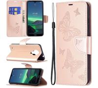 3d Relief Peinture Flip Portefeuille Coque Compatible Pour Nokia 1.4 Peinture 2