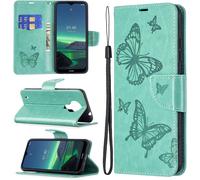 3d Relief Peinture Flip Portefeuille Coque Compatible Pour Nokia 1.4 Peinture 6
