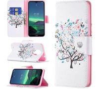 3d Relief Peinture Flip Portefeuille Coque Compatible Pour Nokia 1.4 Peinture 7