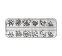 3D Retro Punk Nail Charms, Gothique Noir Blanc Métal Courbe Nail Jewels, Salon Manucure Décorations