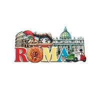 3D Roma Rome Italie Réfrigérateur Réfrigérateur Aimant Touristique Souvenirs À La Main Résine Artisanat Magnétique Autocollants Maison Cuisine Décoration Voyage Cadeau