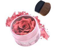 3d Rose Blush, Makeup Powder Compact, 10ml Buildable Color with Smooth Design, Long-Lasting Ch lush, Cosmetic Product with Elegant Design, Beauty Accessory for Travel and Home