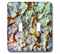 3D Rose Lsp_236423_2 Interrupteur à bascule à double fond vert froid, bleu, marron