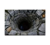 3D Rug, Non-Slip Welcome Doormat, Non-Slip Bottomless Hole Design 3D Illusion Carpet, for Indoor Living Roosm Bedroom Kitchen Bathsoom Entrance Soorway Porch Stair Zone