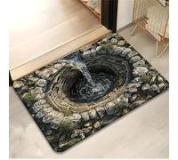 3D Rugs, 3D Optical Illusion Rug, Rugs That Look Like a Hole, Non-Slip Floor Mat, Indoor/Outdoor Use for Entrance, Stairs, Living Room, Playroom & Office (Color-2,50 * 80cm)
