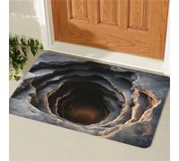 3D Rugs, 3D Optical Illusion Rug, Rugs That Look Like a Hole, Non-Slip Floor Mat, Indoor/Outdoor Use for Entrance, Stairs, Living Room, Playroom & Office (Color-10,50 * 80cm)