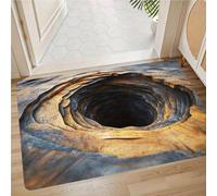 3D Rugs, 3D Optical Illusion Rug, Rugs That Look Like a Hole, Non-Slip Floor Mat, Indoor/Outdoor Use for Entrance, Stairs, Living Room, Playroom & Office (Color-4,50 * 80cm)
