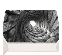 3D Rugs Optical Illusion | Abyss Illusion Non-Slips Doormat Absorbent Floor Mats | 20x32 inch Machine Washable Rugs,for Outdoor Entrance Entryway Front Door Bathroom Bedroom Balconys