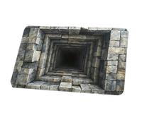 3D Rugs Optical Illusion - Stunning Geometric Floor Mat for Living Room, Bedroom, Or Office - Soft Non-Slip Area Rug with Modern 3D Design - Adds a Unique Visual Effect to Your Home Décor (G,50X80CM)