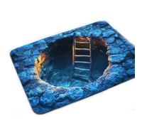 3D Rugs Optical Illusion - Stunning Geometric Floor Mat for Living Room, Bedroom, or Office - Soft Non-Slip Area Rug with Modern 3D Design - Adds a Unique Visual Effect to Your Home Décor (I,80X120CM)