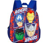 3D Sac à dos pour Jardin d'enfants Compartiment unique Avengers Marvel Bleu