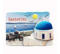 3D Santorini Grèce Réfrigérateur Réfrigérateur Aimant Touristique Souvenirs À La Main Résine Artisanat Magnétique Autocollants Maison Cuisine Décoration Voyage Cadeau