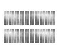 3D Scanning Markers 1200 Pcs | 3mm ID 7mm OD Matte Strong Adhesive Reference Dots for ATOS/GOM Scanners | High - Reflective Tracking Points for Precise 3D Scanning