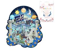 3D Scene Stickers,Créez Vos Propres Scènes en Autocollants | Fournitures de Scrapbooking et Loisirs en Papier Pour Adolescents Adultes Femmes et