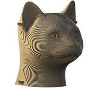 3d sculpture puzzle en carton chat