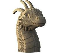 3d sculpture puzzle en carton dragon