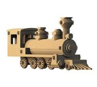 3D sculpture puzzle en carton Locomotive - Creatifwood G
