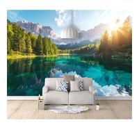 3D Self-adhesive Wallpaper Mountains, rivers, forests, nature, landscapes, sunshine Living Room TV Wall Bedroom Large murals Custom 3d Self-adhesive Wallpaper living room the wall for bedroom Mural
