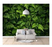 3D Self-adhesive Wallpaper Murals Leafy tropical plants 100x70cm Photo Pattern Stickers Home Room Wall Poster Decoration for Living Office Bedroom Dining Art