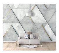3D Self-adhesive Wallpaper Simple geometric gold gray sense of space 100x70cm Wall Painting Bedroom Living Room Home Decoration Mural Photo Posters Art