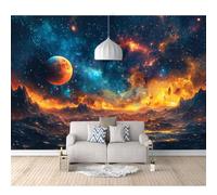 3D Self-adhesive Wallpaper Space galaxy galactic children 100x70cm Wall Painting Bedroom Living Room Home Decoration Mural Photo Posters Art